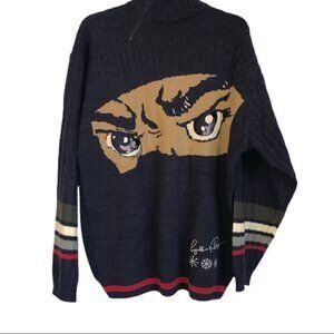 Reynolds & Perry Gray Anime Sweater Size XXL